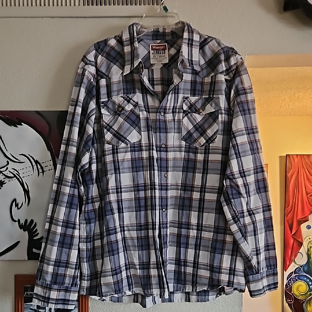Wrangler lightweight flannel 2X